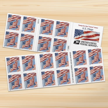 U.S. Flags 2022 Stamps, Coil of 100