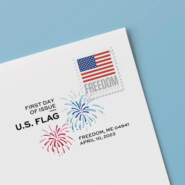 U.S. Flags 2023 Stamps, Coil of 100 – Forever
