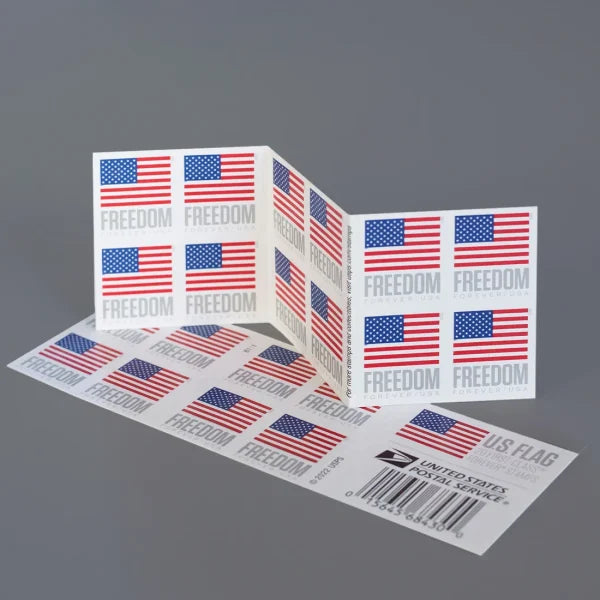 U.S. Flags 2023 Stamps, Coil of 100 – Forever