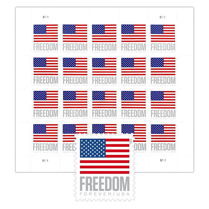 2023 U.S Flag Forever Stamps Booklet 100pcs