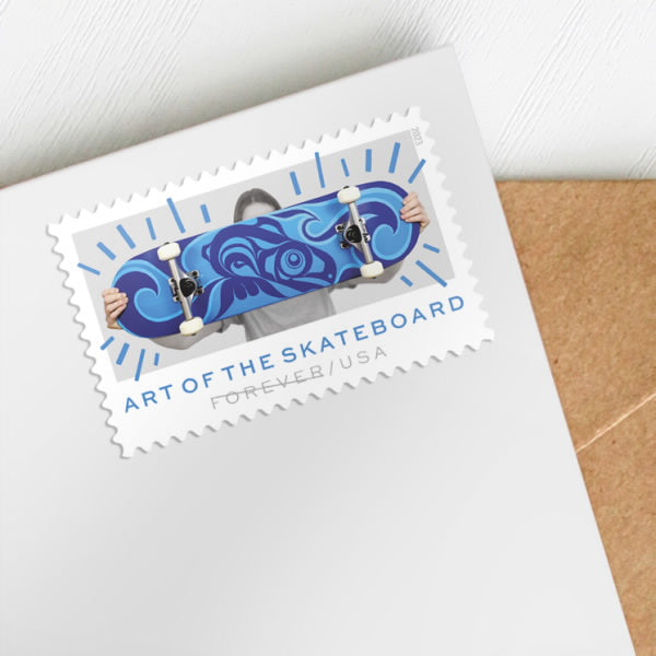 Art of the Skateboard Stamps, Sheet of 100