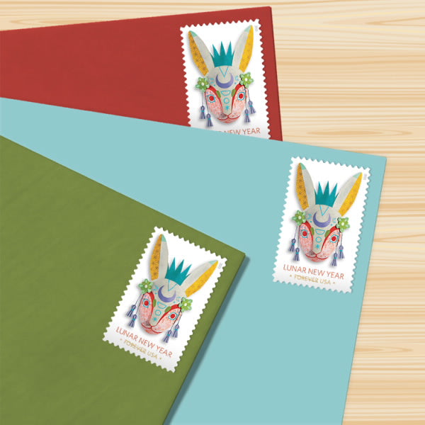Lunar New Year: Year of the Rabbit Stamps, Sheet of 100