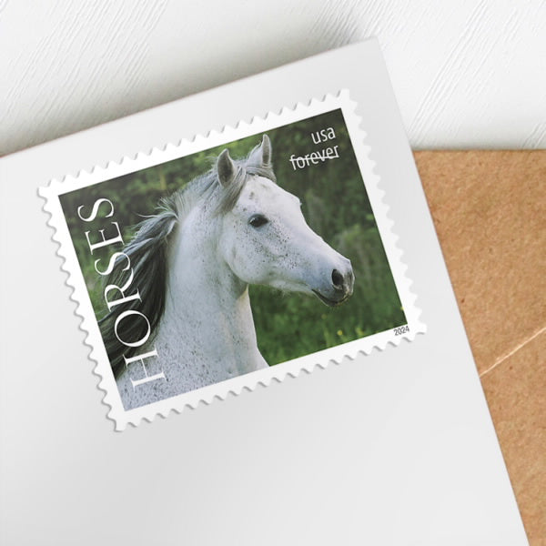 Horses Stamps, Sheet of 100