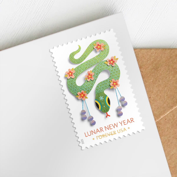Lunar New Year: Year of the Snake Stamps, Sheet of 100