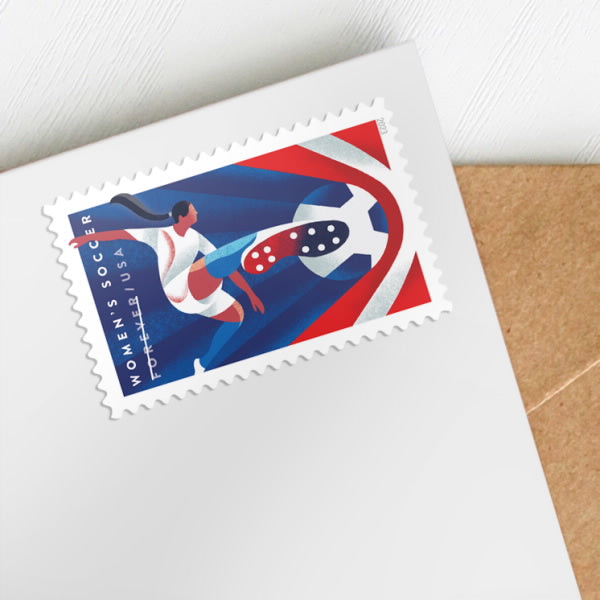 Women’s Soccer Stamps, Sheet of 100