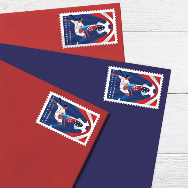 Women’s Soccer Stamps, Sheet of 100