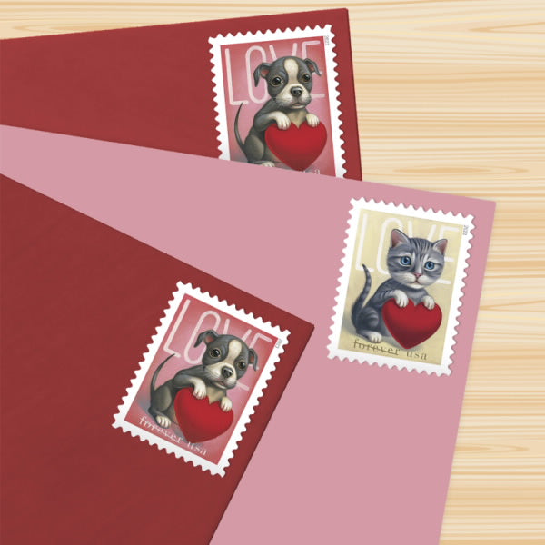 Love 2023 Stamps, Sheet of 100
