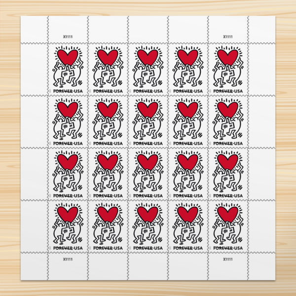 Love 2025 Stamps, Sheet of 100