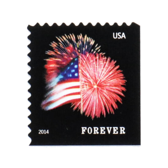 U.S. Flags 2014 Stamps, Coil of 100