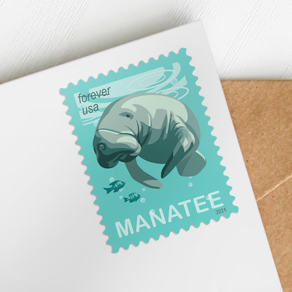 Save Manatees Stamps, Sheet of 100