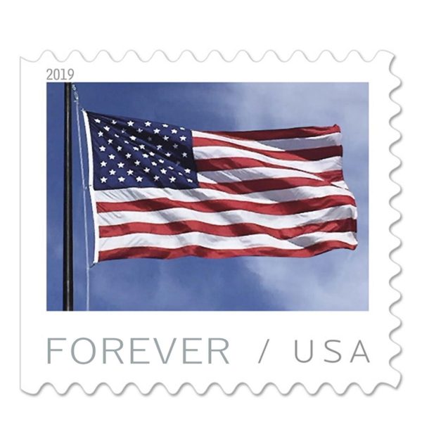 U.S. Flags 2019 Stamps, Coil of 100