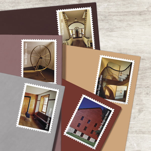 Shaker Design Stamps, Sheet of 120