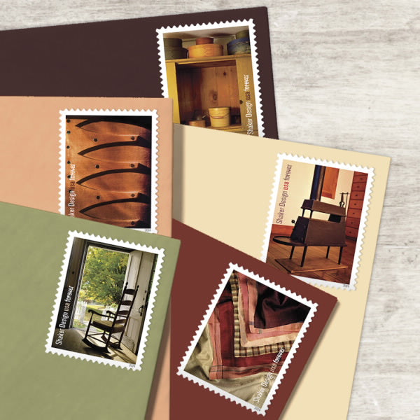 Shaker Design Stamps, Sheet of 120
