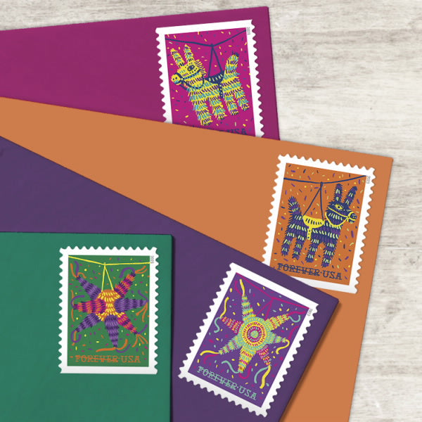 Piñatas! Stamps, Book of 100