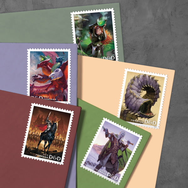 Dungeons & Dragons Stamps, Sheet of 100