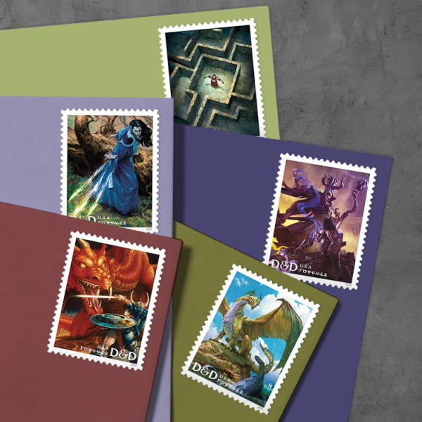 Dungeons & Dragons Stamps, Sheet of 100
