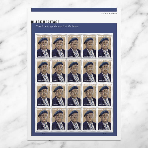 Ernest J. Gaines Stamps, Sheet of 100