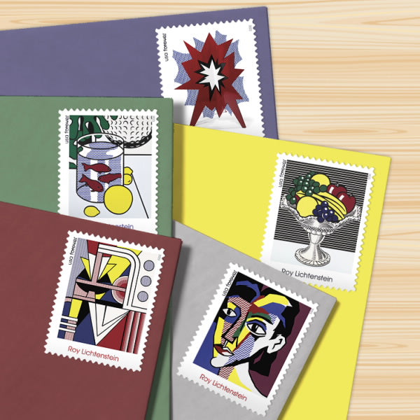 Roy Lichtenstein Stamps, Sheet of 100