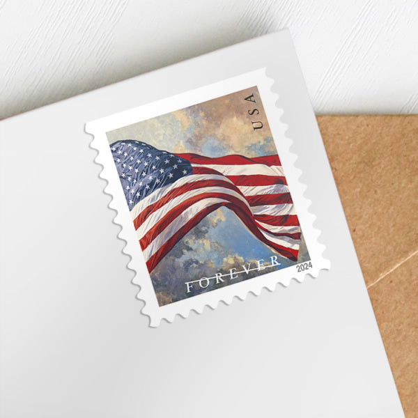 U.S. Flags 2024 Stamps, Coil of 100