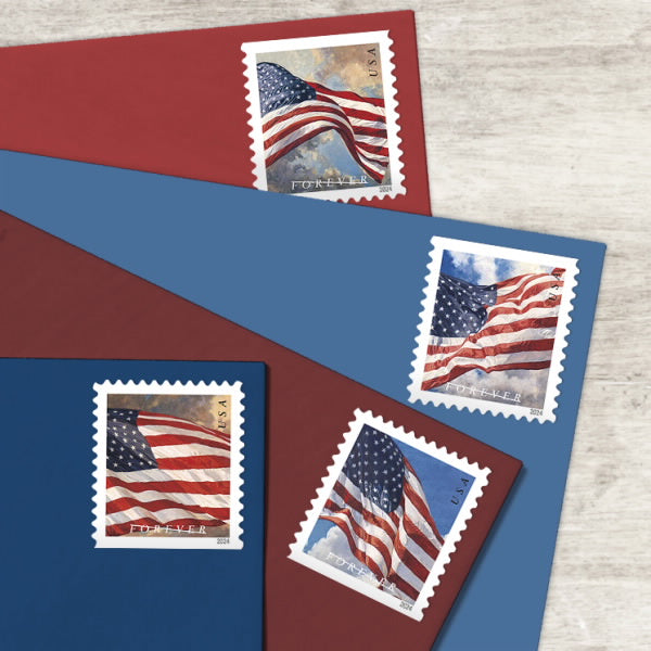 U.S. Flags 2024 Stamps, Coil of 100