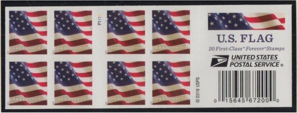 U.S. Flags 2017 Stamps, Coil of 100
