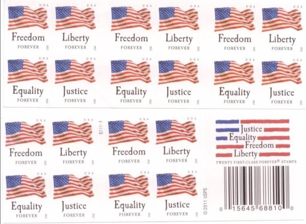 U.S. Flags 2012 Stamps, Coil of 100