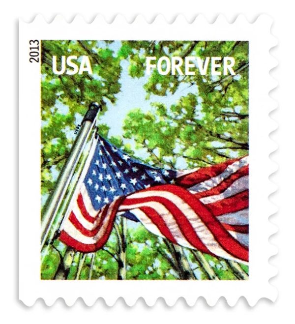 U.S. Flags 2013 Stamps, Coil of 100